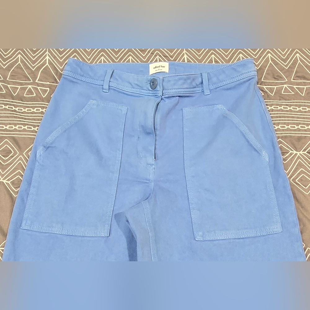 Wilfred Free Modern Utility Pant In Blue Size 6 - Picture 7 of 8